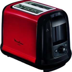 MOULINEX Subito Grille pain 2 fentes rouge toaster Thermostat 7 position Décongetaion Rechauffage Remontrée extra haute LT260D11 thumbnail