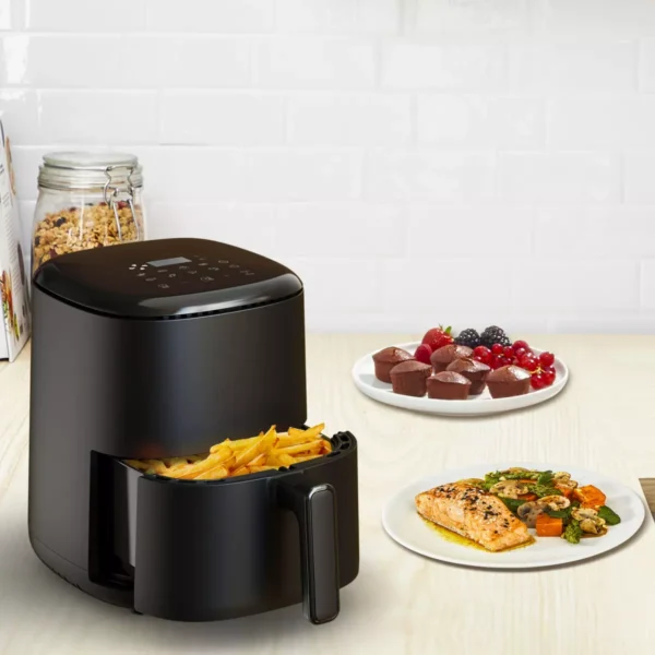 Friteuse électrique sans huile à air chaud EZ145820 - Noir